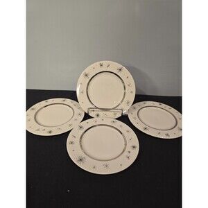 Fine Arts Fine China Romance of the Stars 6" Bread & Butter USA Platinum Vintage